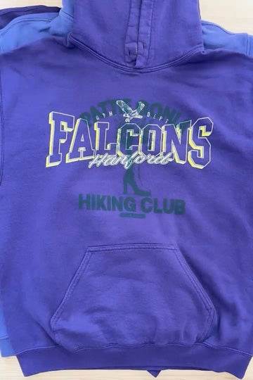 Pattie Gonia Hiking Club Hoodie - Green Print