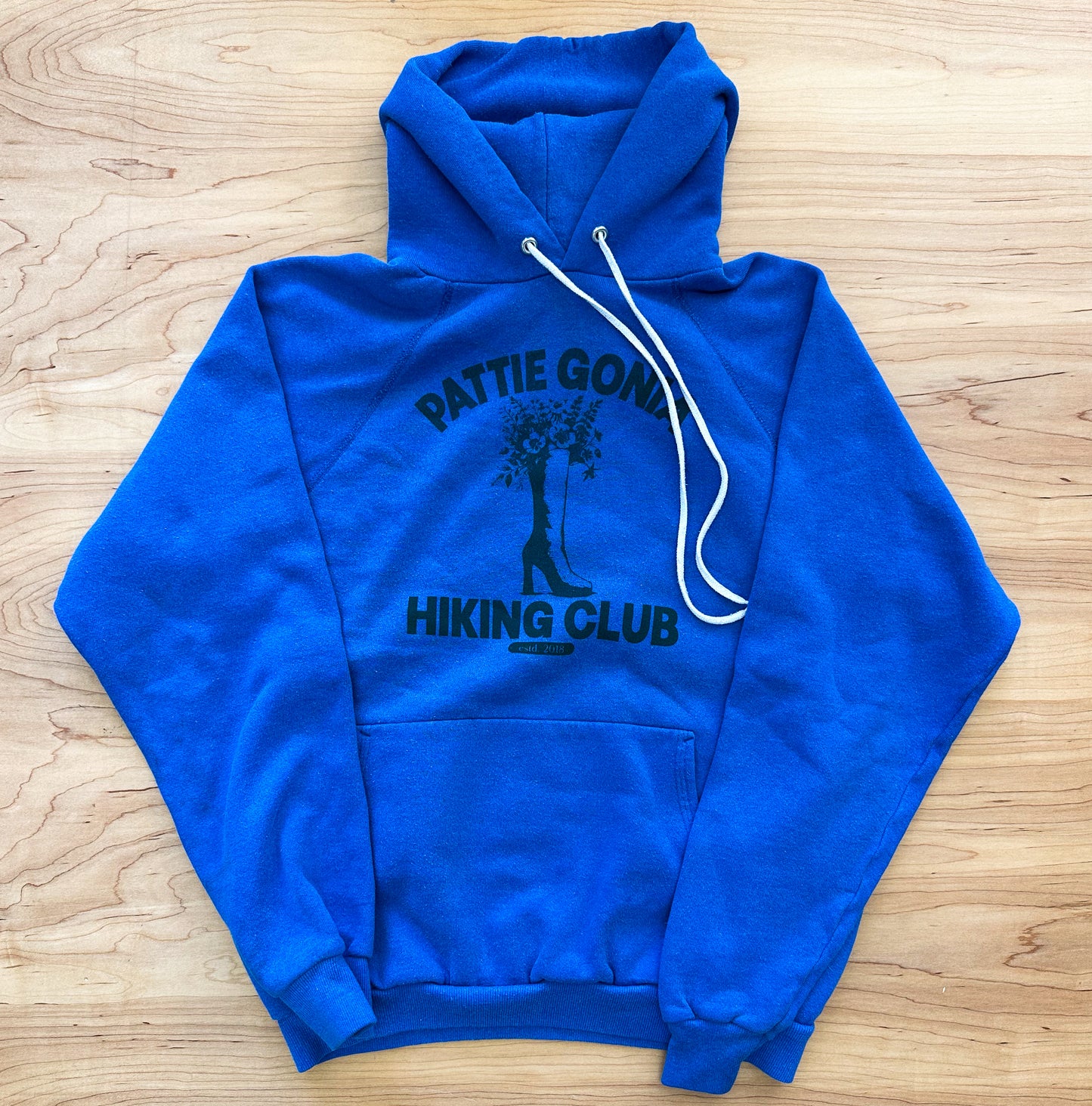 Pattie Gonia Hiking Club Hoodie - Green Print