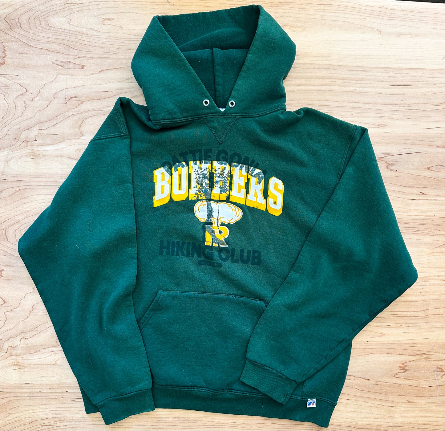 Pattie Gonia Hiking Club Hoodie - Green Print