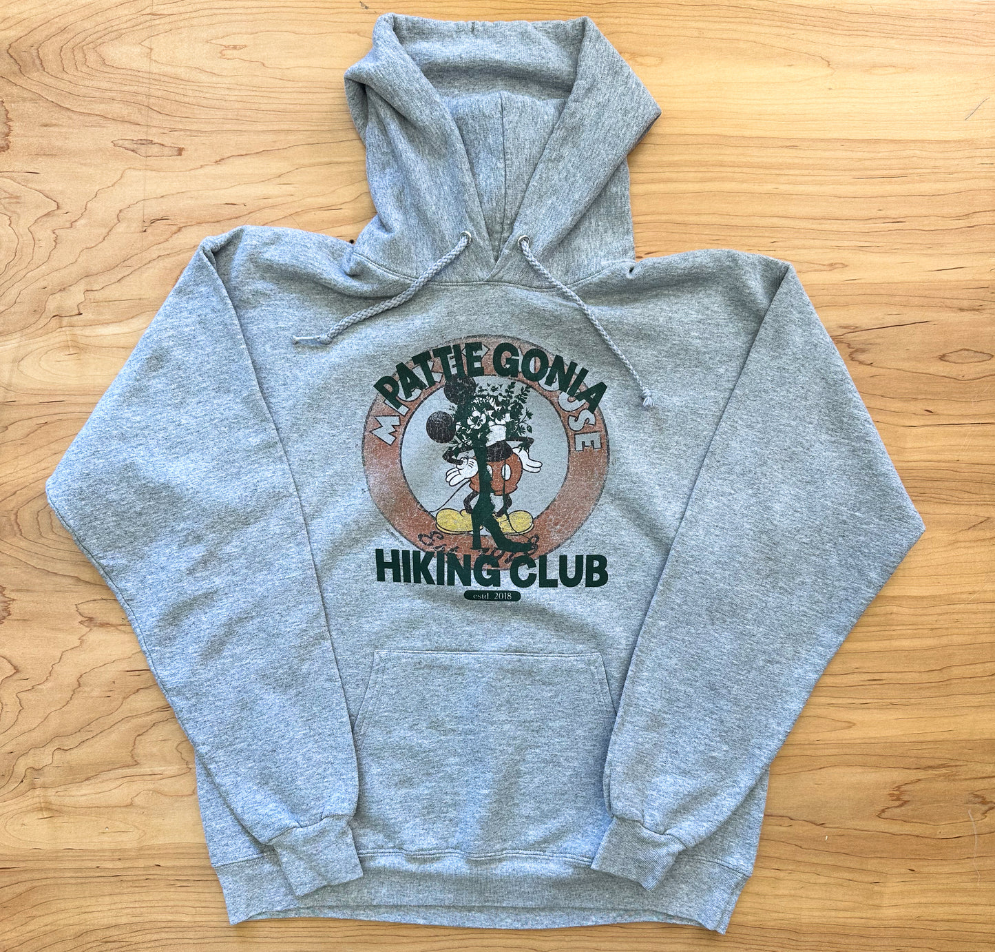 Pattie Gonia Hiking Club Hoodie - Green Print