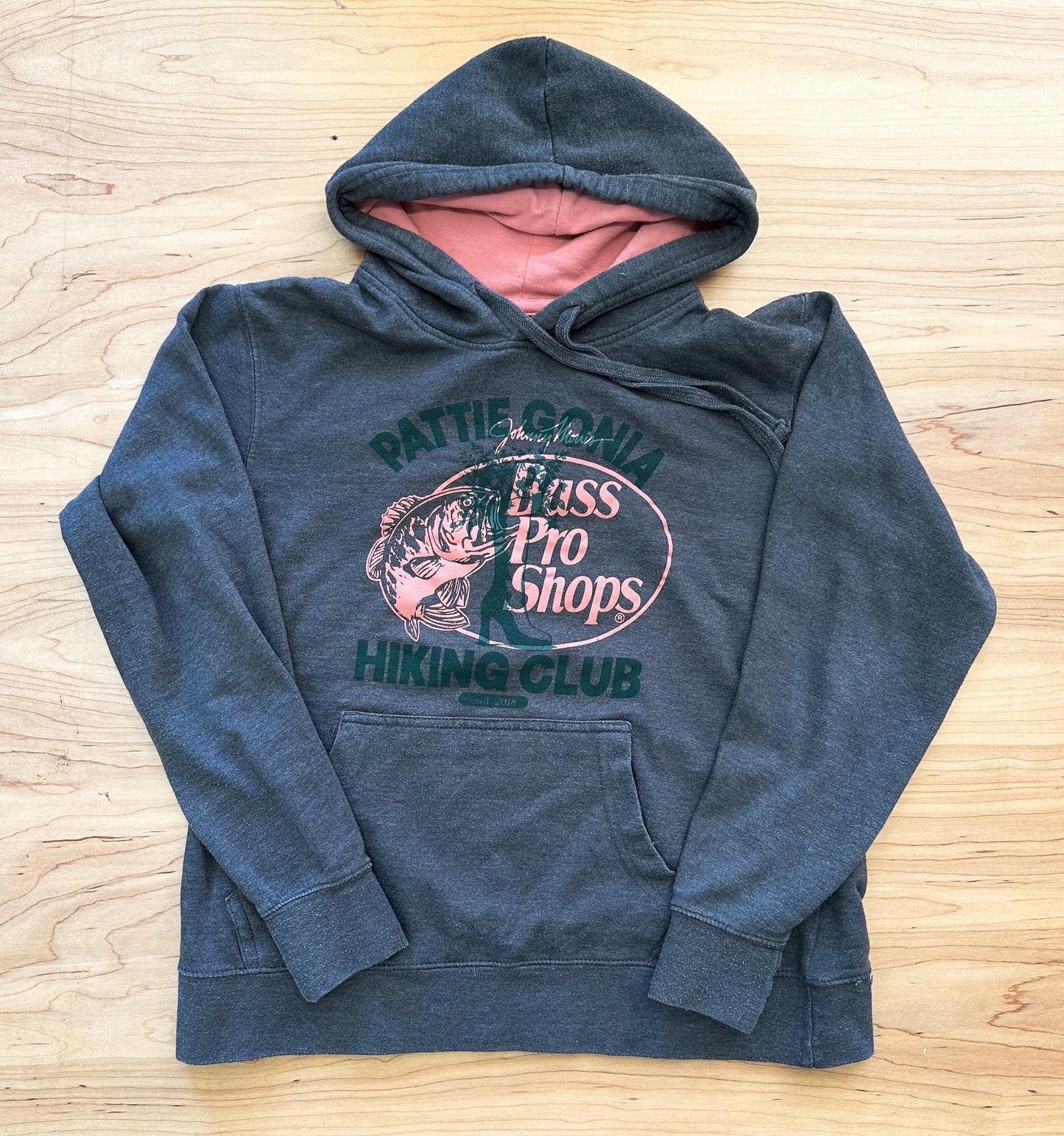 Pattie Gonia Hiking Club Hoodie - Green Print