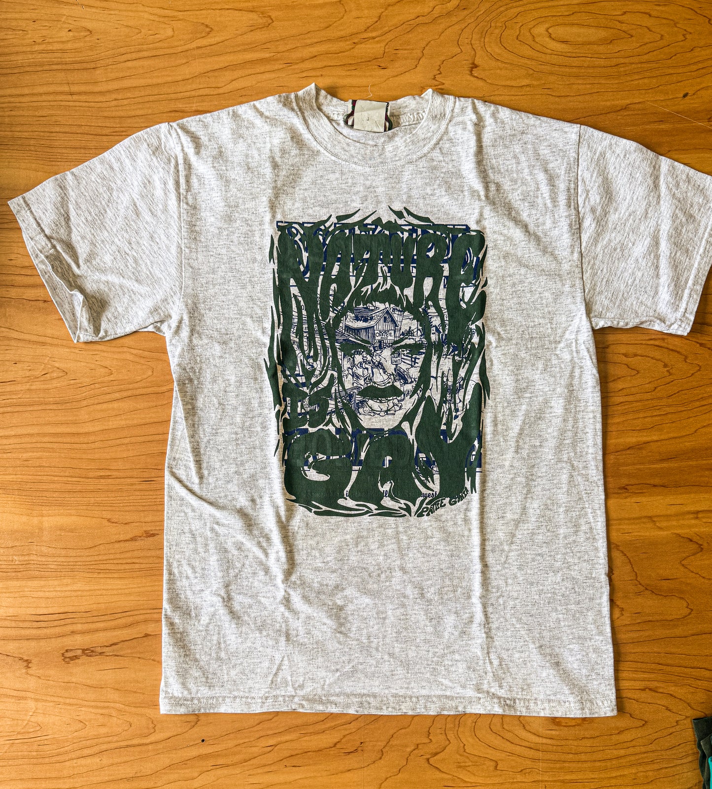 Nature is Gay Tee - Green Print
