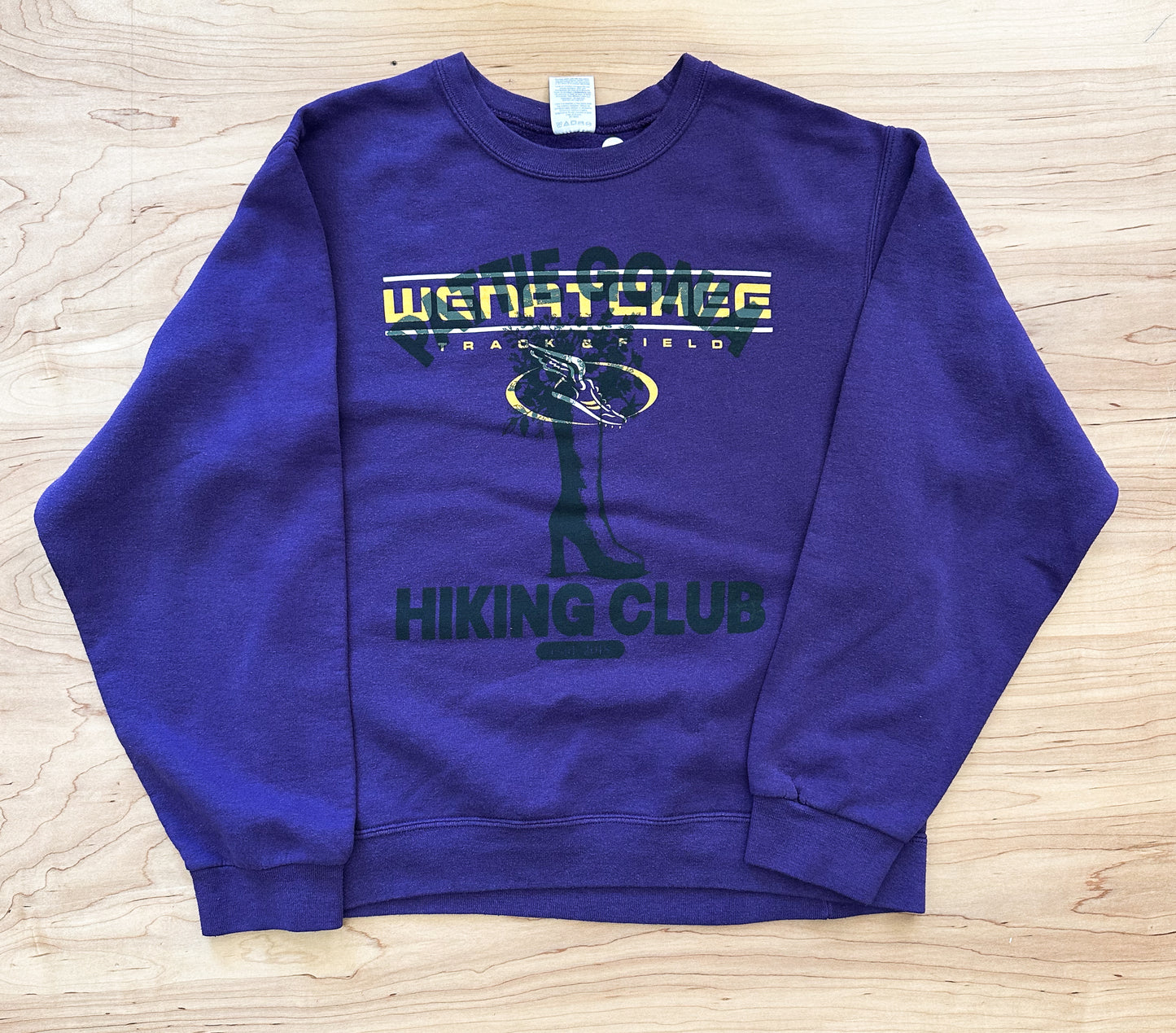 Pattie Gonia Hiking Club Crewneck - Green Print