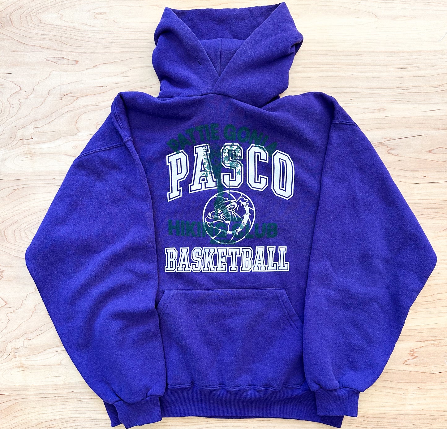Pattie Gonia Hiking Club Hoodie - Green Print