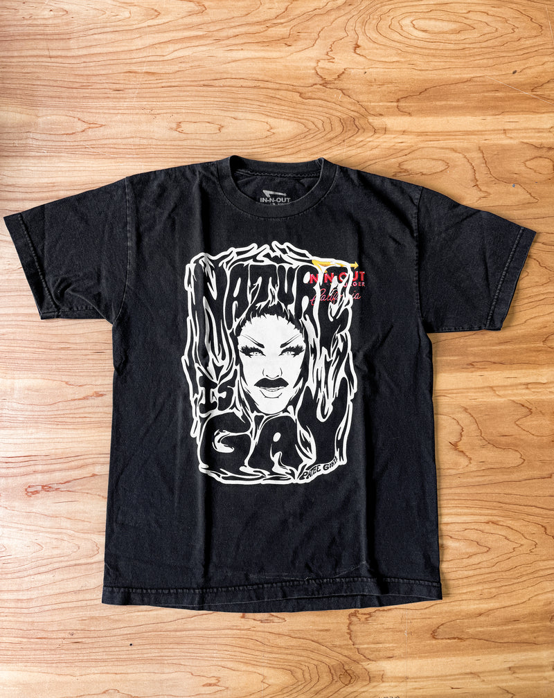 Nature is Gay Tee - Cream Print
