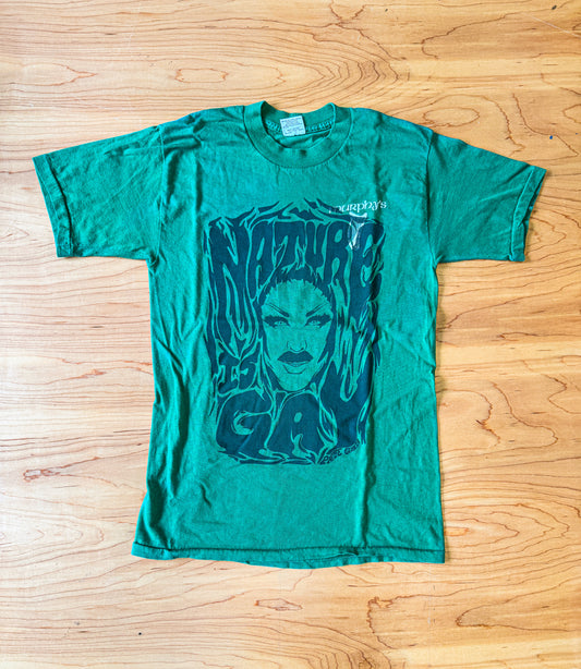 Nature is Gay Tee - Green Print